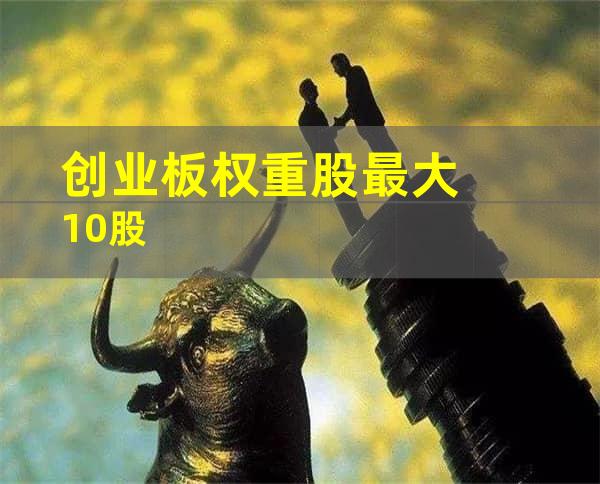 创业板权重股最大10股