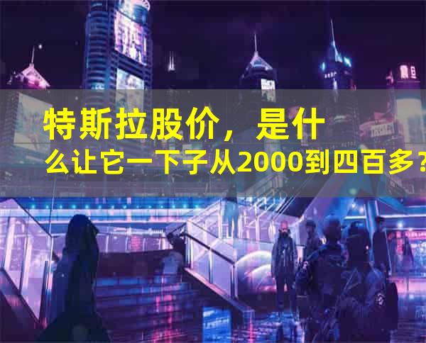 特斯拉股价，是什么让它一下子从2000到四百多？