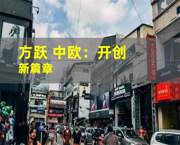 方跃 中欧：开创新篇章