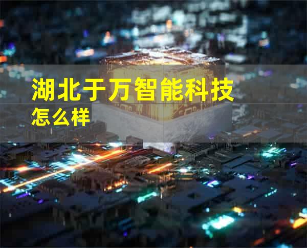 湖北于万智能科技怎么样